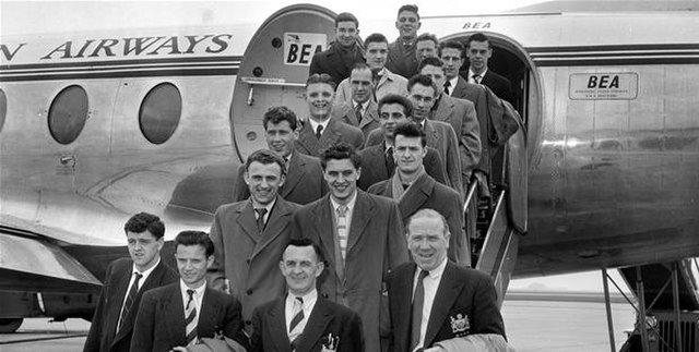 The Busby Babes in 1955