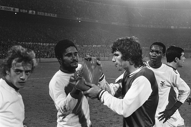 Eusebio in action for Benfica