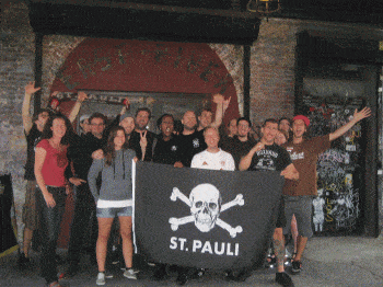 St. Pauli fans in new york
