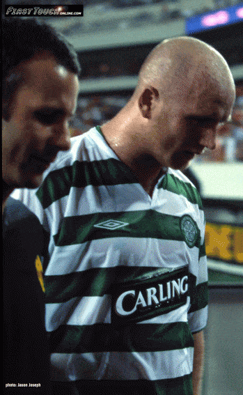 John Hartson playing for celtic