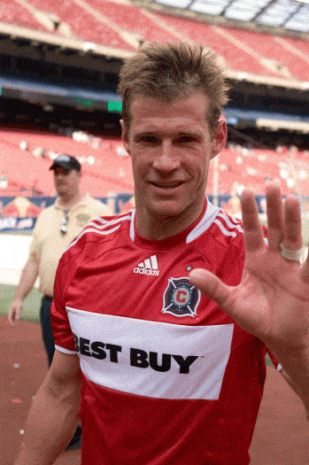 Ex Fulham player brian mcbride