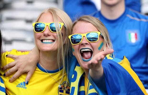 sweden soccer fans