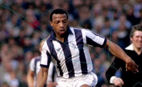 Cyrille Regis in action for WBA