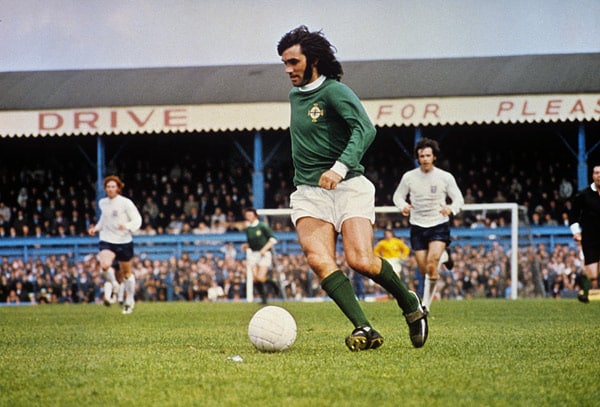 george best playing for northern ireland