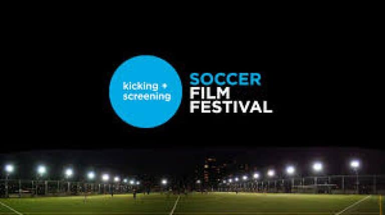 kicking and screening film festival logo