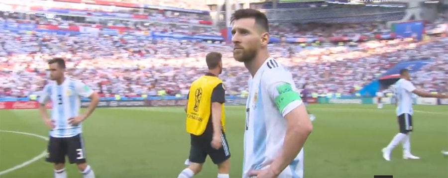 lionel messi at world cup 2018 