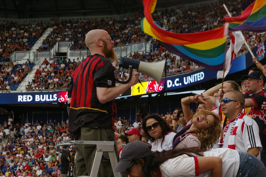 Tim hall at red bull arena