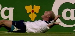 gazza playing at euro 1996