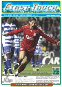 first touch magazine cover ffeaturing liverpool