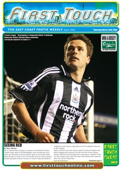 First Touch magazine cover featuring newcastle