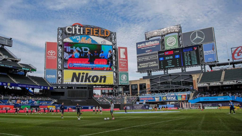 citi field during a soccer game