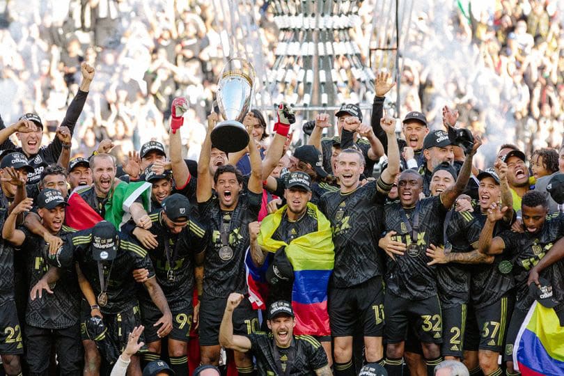 WATCH: Bale scores latest goal in MLS playoff history to help LAFC win  championship