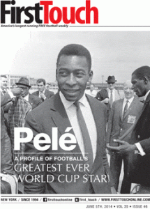 pele first touch magazine cover