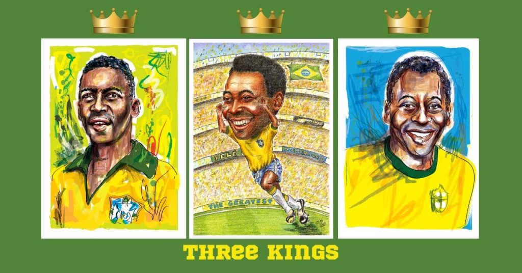 portraits of pele by nick oldham