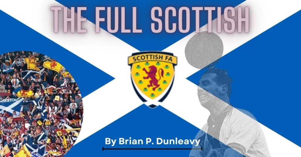 full scottish football banner