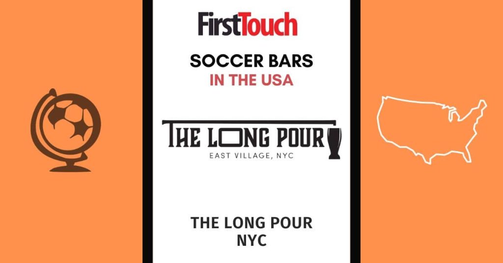 long pour soccer bar logo