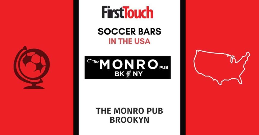 The Monro brooklyn soccer bar banner