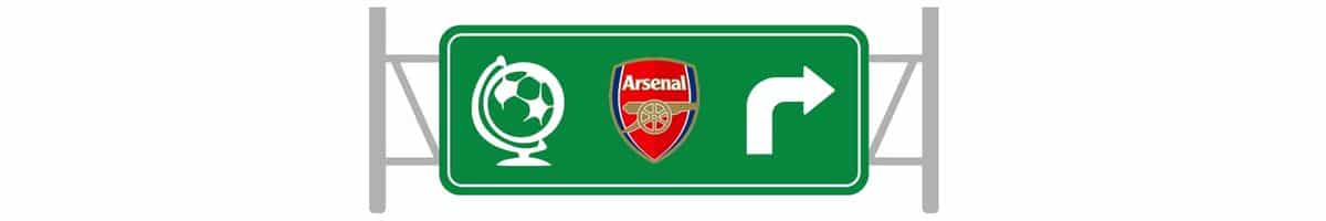 premier league club arsenal bars in the usa logo