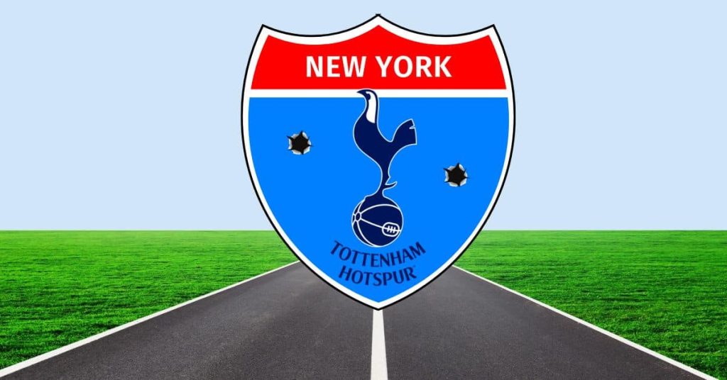 tottenham supporters in new york sign