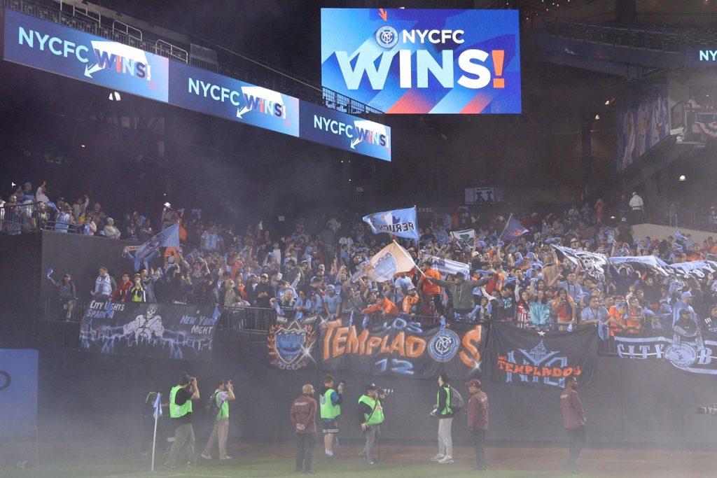 nycfc fans in new york