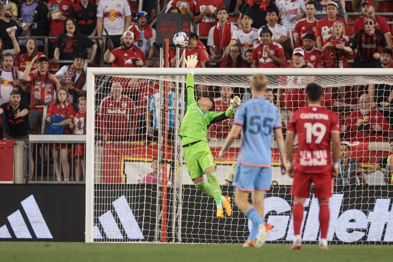 nycfc in action against ny red bulls