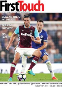 west ham on cover of first touch