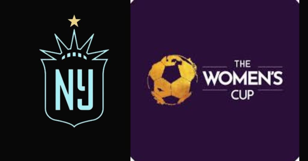women's cup Colombia and gotham fc logos