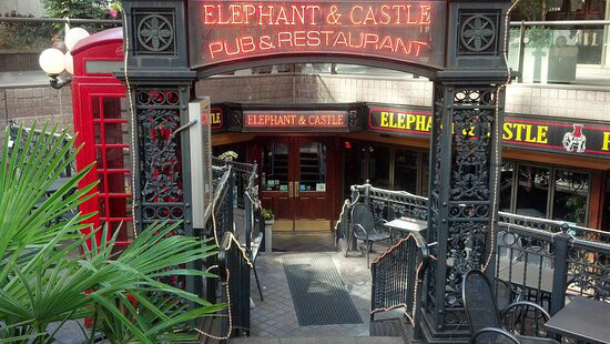 elephant and castle soccer bar in seattle