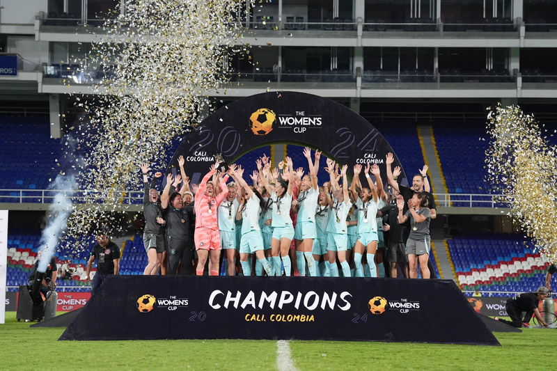 gotham fc win the women's cup in colombia