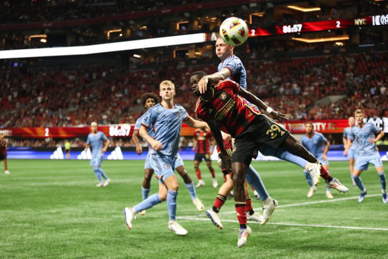 Atlanta United in action against nycfc.