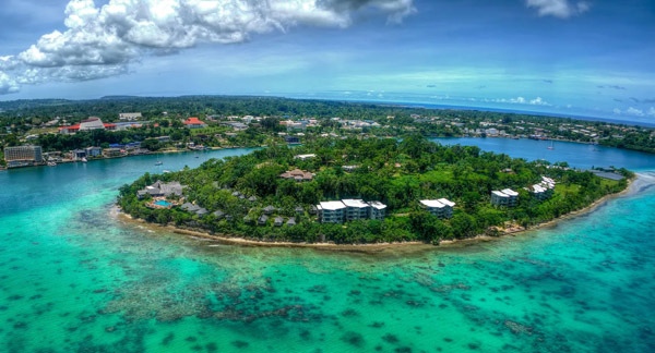 vanuatu arial shot