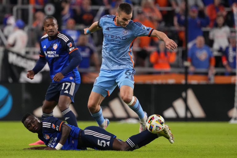 NYCFC midfielder James Sands