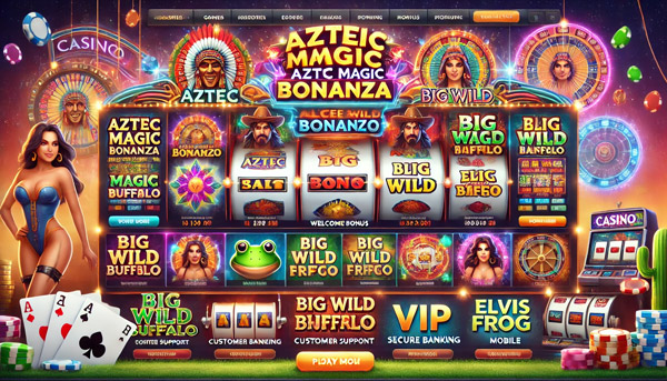 heaps of wins casino graphic