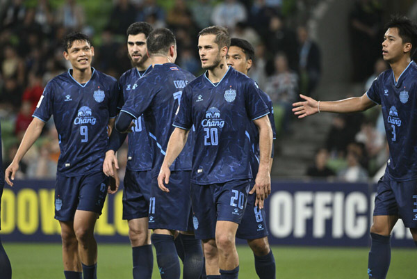 Buriram United players in the Thai football league