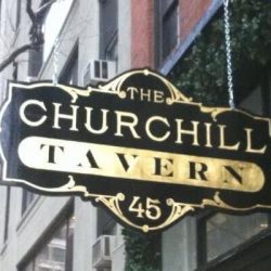 the churchill soccer bar in midtown manhattan