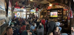 inside of the chatham tap soccer pub in indianapolis