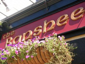 exterior of the banshee soccer pub in boston